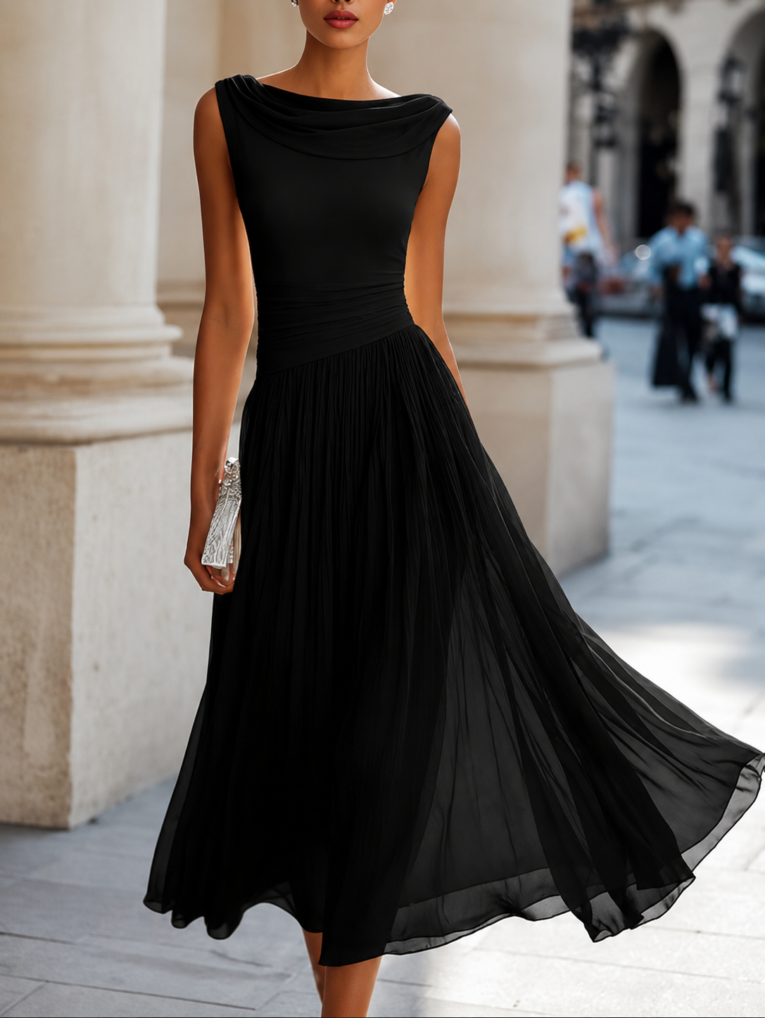 Celestine™ Pleated Midi Dress