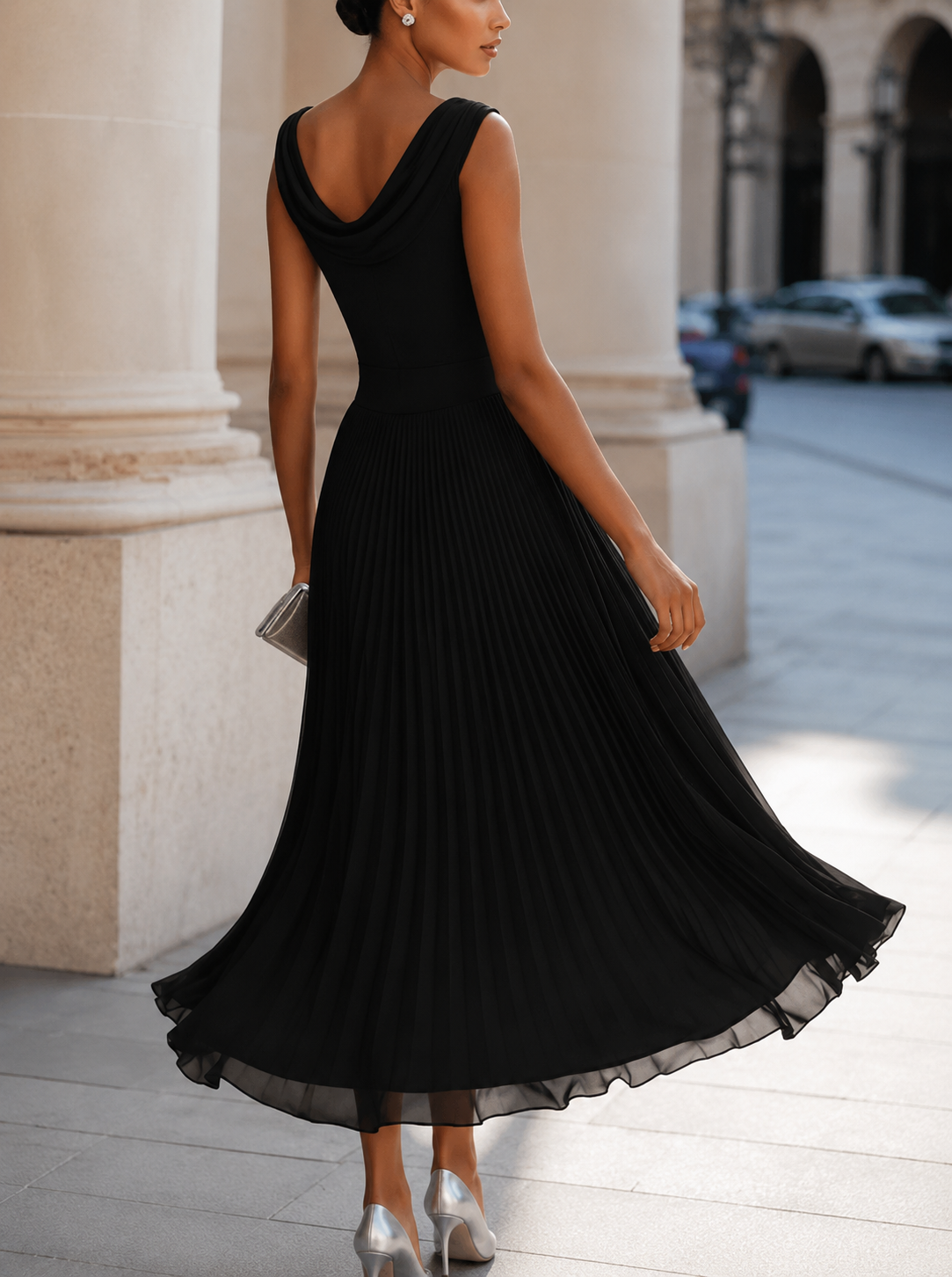 Celestine™ Pleated Midi Dress