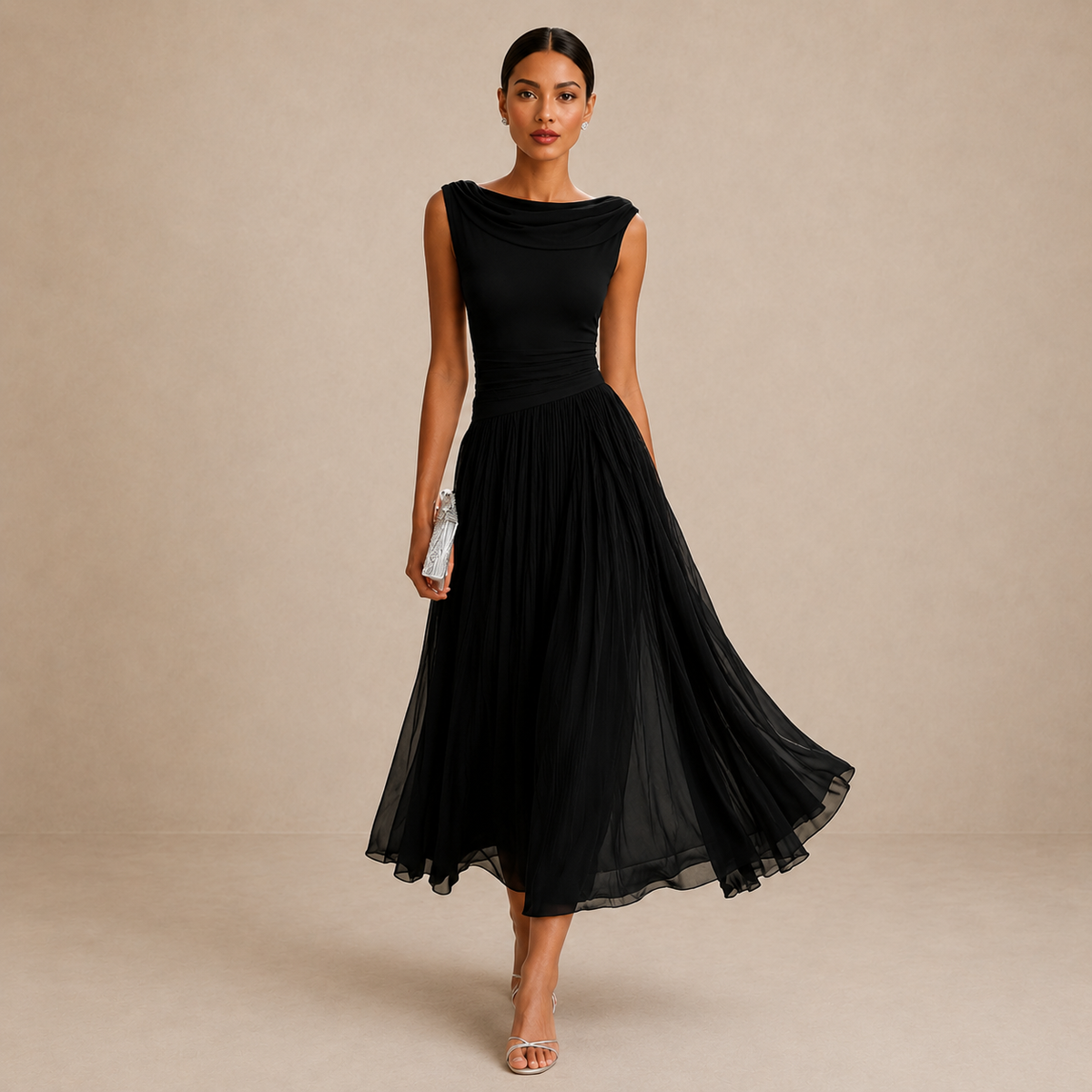 Celestine™ Pleated Midi Dress