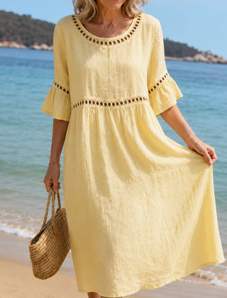 Hélène™ Tummy-Flattering Long Dress