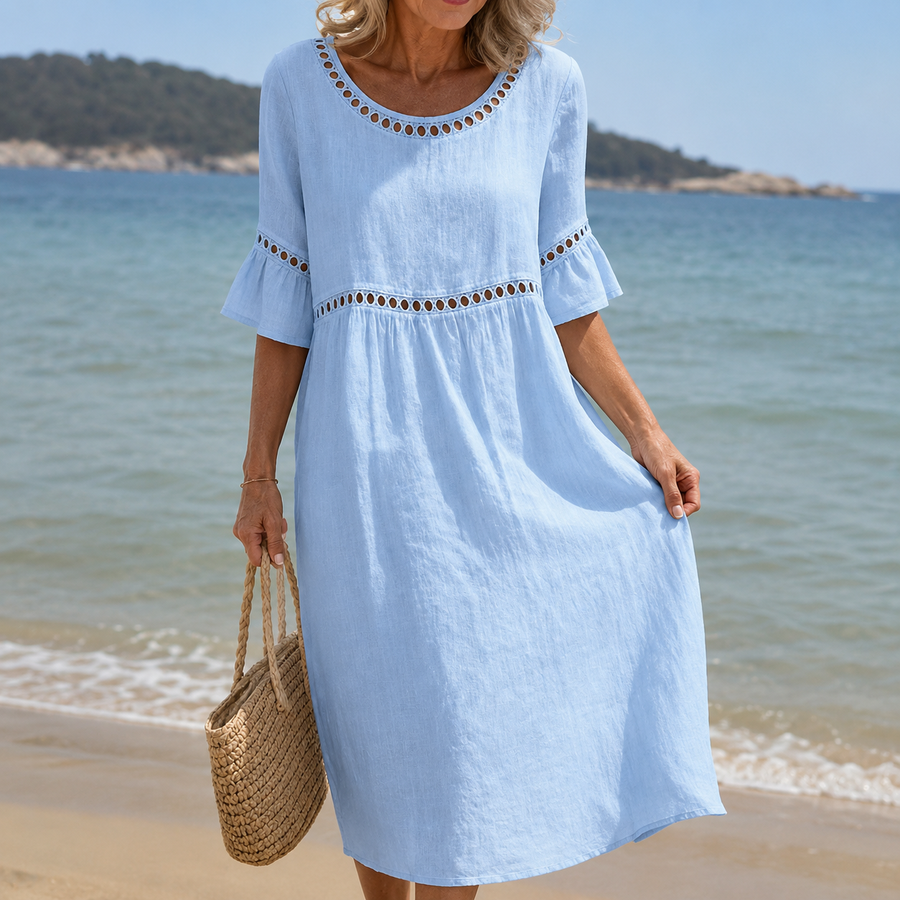 Hélène™ Tummy-Flattering Long Dress