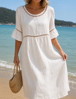 Hélène™ Tummy-Flattering Long Dress