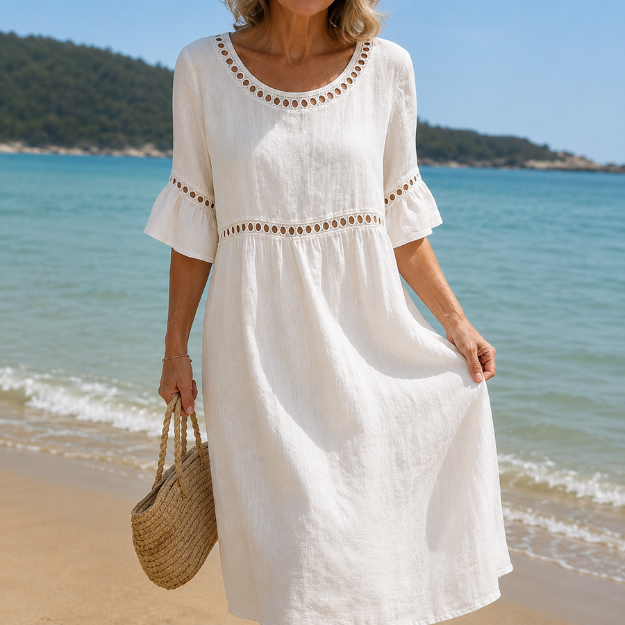 Hélène™ Tummy-Flattering Long Dress