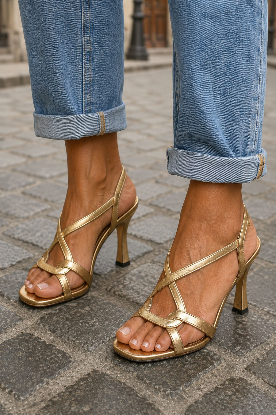 Madilyn | Vintage Heeled Sandals