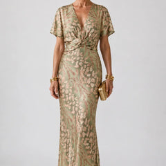 Anastasia™ Elegant Floral Maxi Dress