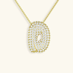 Bubble Initial Necklace