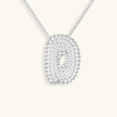 Bubble Initial Necklace