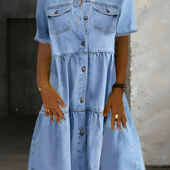 Aleena | Casual Elegant Denim Dress