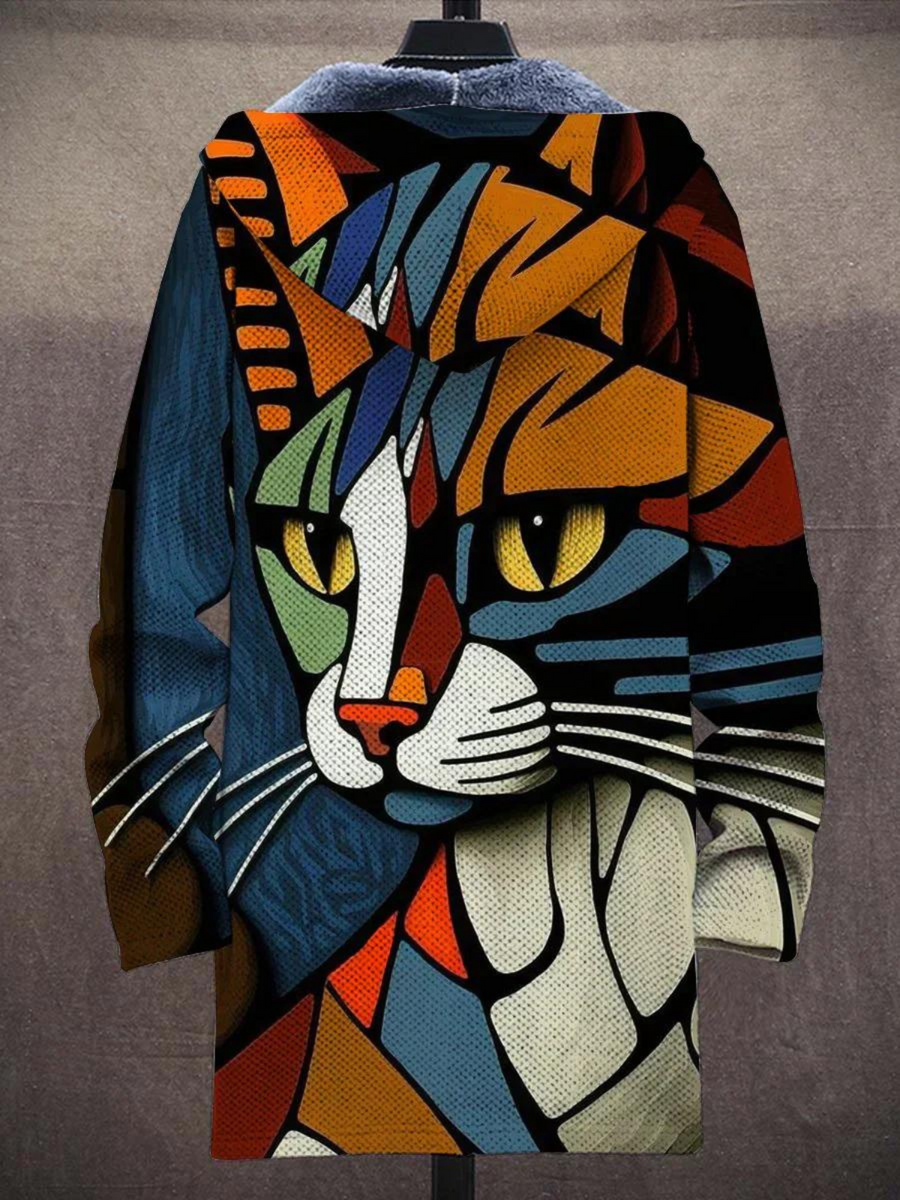 Brielle™ - Luxurious Art-Inspired Zip-Up Hoodie