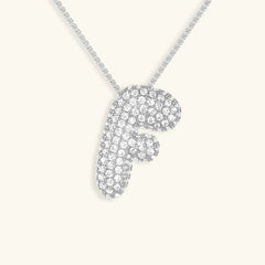 Bubble Initial Necklace