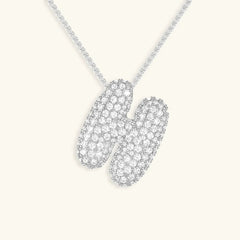 Bubble Initial Necklace