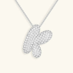 Bubble Initial Necklace