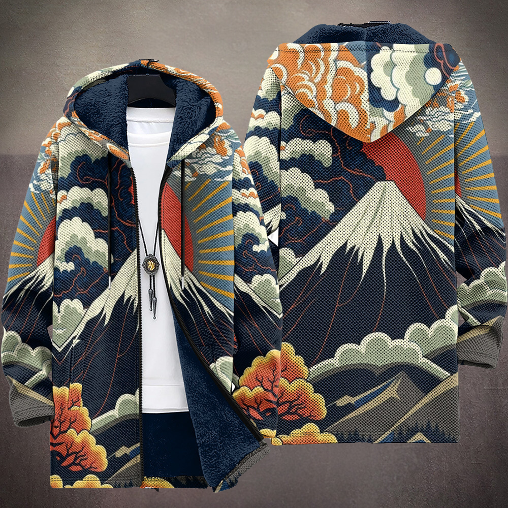 Dylan™ - Luxurious Art-Inspired Zip-Up Hoodie
