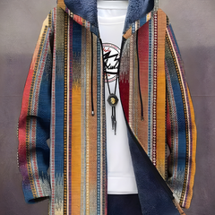 Kayden™ - Luxurious Art-Inspired Zip-Up Hoodie