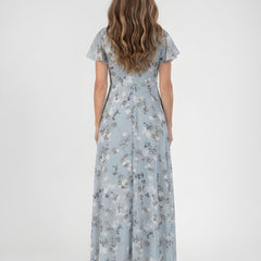 Mariam | Floral Chiffon Maxi Dress