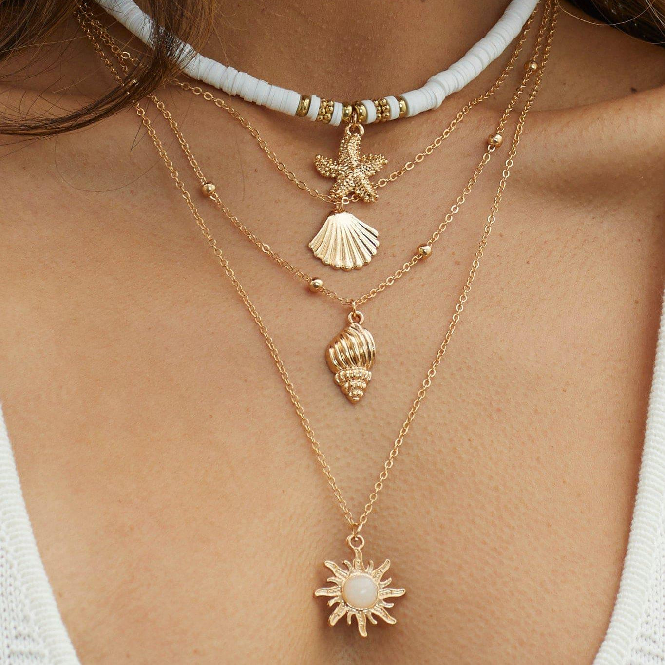 Jean™ Gold Jewellery Set