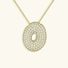 Bubble Initial Necklace