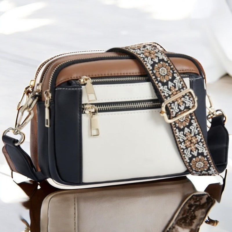 Selena™ Refined Leather Shoulder Bag