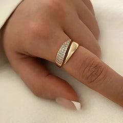 Elegant Gold Ring | Symbol of Strength, Hope & Solidarity