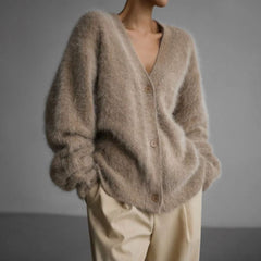 Eliza - Comfortable Fur Cardigan