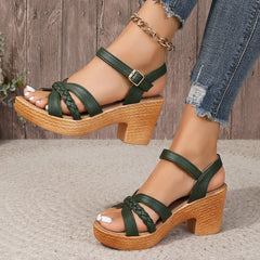 Gianna™ | Classic Mid-Heel Sandals