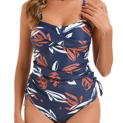 Esme | Plus Size Tropical Tankini Set