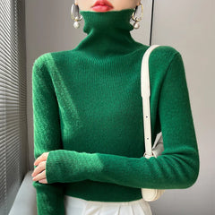 Lenie - Casual Turtleneck Sweater
