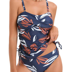 Esme | Plus Size Tropical Tankini Set