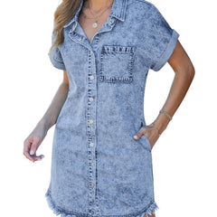 Michelle | Denim Shirt Dress