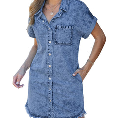 Michelle | Denim Shirt Dress