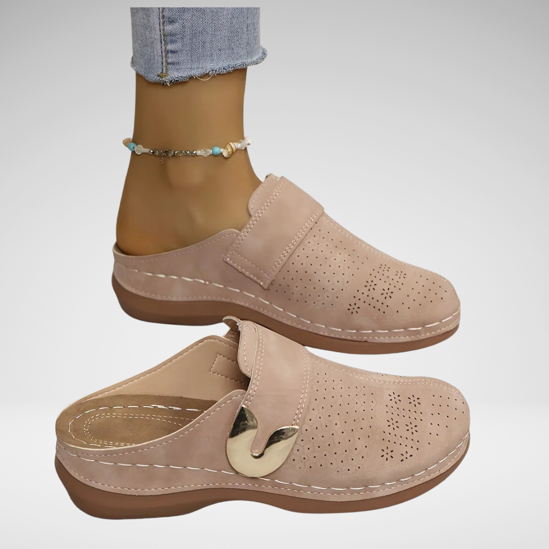 Caprielle™ | Chic Supportive Wedge Sandals