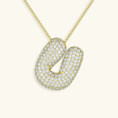Bubble Initial Necklace