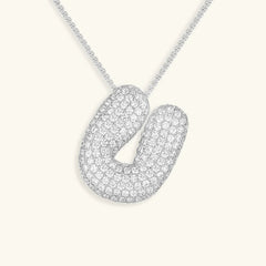 Bubble Initial Necklace