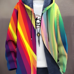 Caden™ - Luxurious Art-Inspired Zip-Up Hoodie
