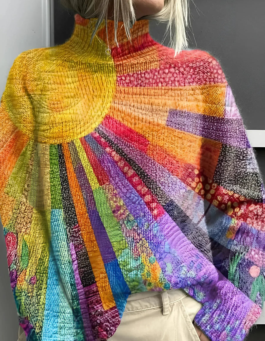 Andrea™ - Vibrant Turtleneck Sweater