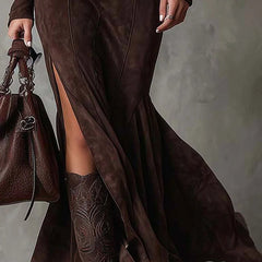Marsella Long Dress with Belt