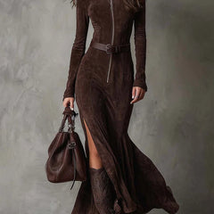 Marsella Long Dress with Belt