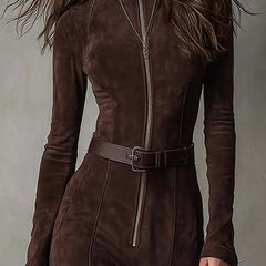 Marsella Long Dress with Belt