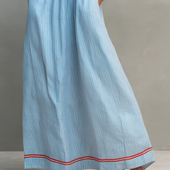 Ondine™ Striped Contrast Trim Maxi Dress