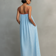 Ondine™ Striped Contrast Trim Maxi Dress