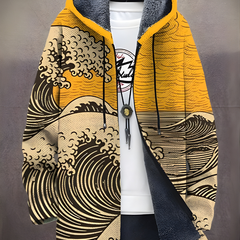 Xavier™ - Luxurious Art-Inspired Zip-Up Hoodie