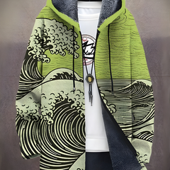 Xavier™ - Luxurious Art-Inspired Zip-Up Hoodie