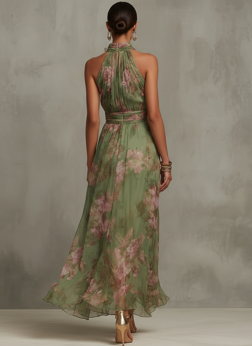 Aurora™ Floral Chiffon Maxi Dress