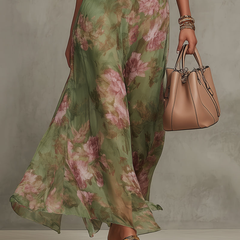 Aurora™ Floral Chiffon Maxi Dress