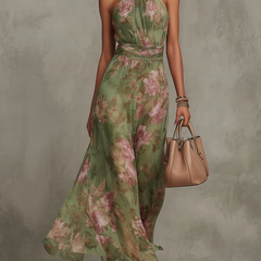 Aurora™ Floral Chiffon Maxi Dress