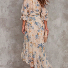 Cassia™ Floral Chiffon Maxi Dress