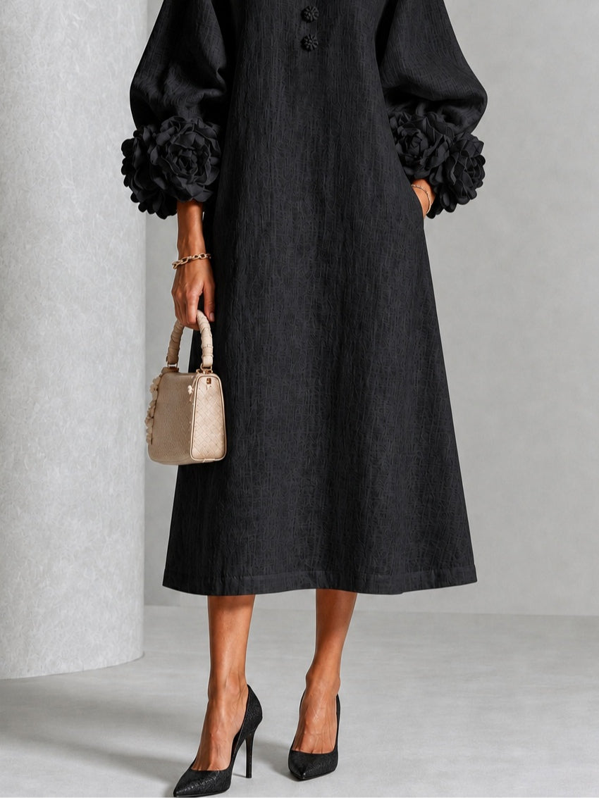 Delphine™ Floral Button-Down Midi Dress