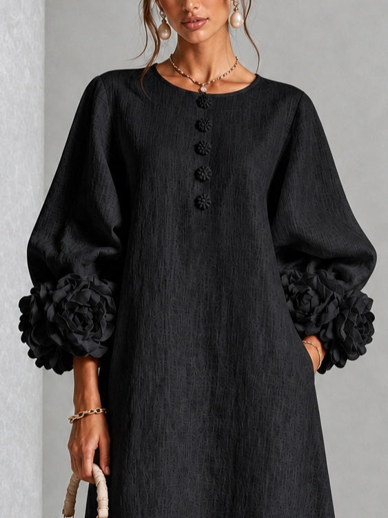 Delphine™ Floral Button-Down Midi Dress