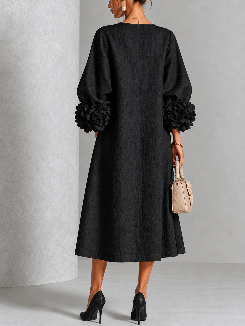 Delphine™ Floral Button-Down Midi Dress