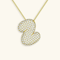 Bubble Initial Necklace